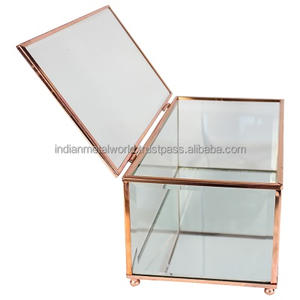 Best selling modern <b>jewelry</b> box home decor <b>accessories</b> metal and glass <b>jewelry</b> organizer for decor and gifting - Product Image 1