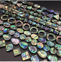 Vente en gros de coquille d'ormeau naturel plat pour incrustation bijoux personnalisables pour colliers autres accessoires perles de coquille