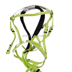 Equipo de caballos, venta al por mayor, brida de caballo de PVC verde claro con riendas - Product Image 1