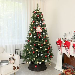 7.5ft Xmas <b>Tree</b> with 1346 <b>Branch</b> Tips Auto Open <b>Artificial</b> Christmas <b>Tree</b> Steel Base for Home Office Decor Holiday Gre - Product Image 1