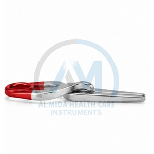 Al Mida Surgical <b>Instrument</b> Manual CE ISO13485 Certified Class II Stainless Steel Red Handle Vascular Surgery Ergonomic 1 Year - Product Image 3