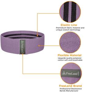 Bandas de Resistencia para Ejercicio, Gimnasio y Fitness, Ecológicas, Duraderas, con Logotipo Personalizado, para Piernas, Cadera y Glúteos, Juego de Bandas de Resistencia de 3 Niveles - Product Image 6