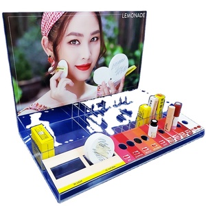Bandeja de exhibición de cosméticos, diseño colorido, cara, labios, ojos y uñas - Product Image 1