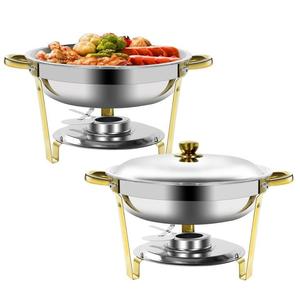 Plat à chafing en acier inoxydable de qualité supérieure pour buffets et traiteurs – Élégant pour hôtels et réceptions - Product Image 5