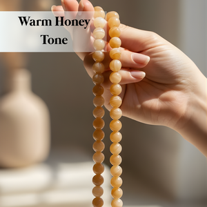 Guirnalda Decorativa de Cuentas Sueltas de Vidrio Natural de Primera Calidad |   Guirnaldas Colgantes Rondelle Amarillas Hechas a Mano de 12x16mm para Decoración Festiva del Hogar DIY - Product Image 4