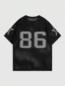 เสื้อยืดทรงบ็อกซี่ผู้ชาย ดีไซน์สั่งทำพิเศษ คุณภาพสูง เป็นมิตรต่อสิ่งแวดล้อม สวมใส่สบาย ระบายอากาศได้ดี พิมพ์ลายแบบ Heat-Transfer ทรงสปอร์ต แขนสั้น - Product Image 3