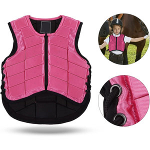 Gilet de sécurité équestre pour enfants, équipement de protection léger rembourré en mousse pour l'équitation, en vrac, HASHIR INTERNATIONAL HI-HV-02, réutilisable - Product Image 3