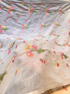 Tissu en Chiffon Brodé Malty Dobby 100% Polyester Respirant Écologique pour Mariage, Couleurs Personnalisées, Fournisseur Textile Export - Product Image 2