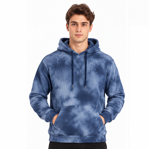 Sweat à capuche en maille gaufrée pour homme, manches longues, pull thermique, streetwear décontracté, mode hiver, sweat à capuche personnalisé, vêtements en gros - Product Image 1