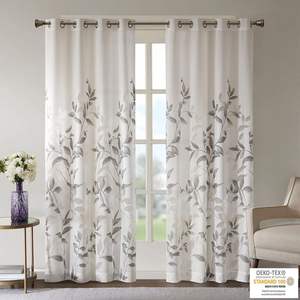 Pair of Burnout Printed Window Panels 2pcs <b>Curtains</b> & <b>Valances</b> - Product Image 5