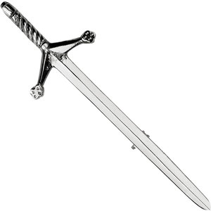 Pin para Kilt con Diseño de Espada de Cromo y Peltre, Estilo Tartan Clan, Accesorio Decorativo Escocés Antiguo, Superventas 2026 - Product Image 1