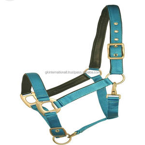 Licou de cheval réglable et léger, couleurs vibrantes, sangle en nylon 100%, licou de cheval de course équitation, vente en gros - Product Image 5