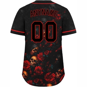 เสื้อเบสบอลแบบซับลิเมชั่นพร้อมผ้าดูดซับเหงื่อสำหรับนักกีฬา - Product Image 2