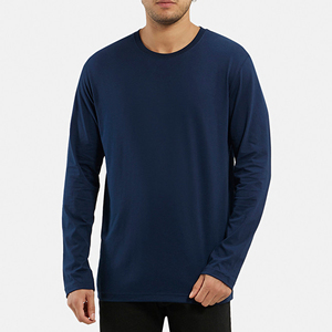 T-shirt décontracté pour homme 100% coton, manches longues, multicolore, imprimé doux, logo personnalisé, grande taille, tricoté au Bangladesh - Vente en gros - Product Image 3