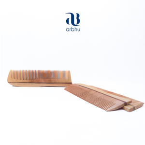 Bamboo Hair <b>Brush</b> <b>Scalp</b> <b>Massage</b> Paddle Detangling Natural Wooden Hair Combs - Product Image 1