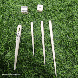 Agujas de hueso de búfalo natural hechas a mano de primera calidad - Product Image 1