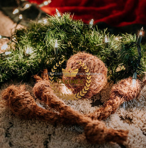 Boule à mâcher durable en fibre de coco pour hamsters, lapins et animaux de compagnie 100% naturelle faite à la main au Vietnam - Product Image 5