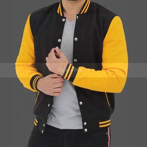 Chaqueta bomber de manga larga para hombre, chaqueta de cuerpo personalizado de alta calidad - Product Image 2