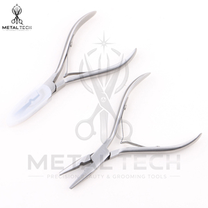Stainless Steel Micro Rings Remover <b>Tools</b> Set Professional Salon Hairdressing Supplies Best Product Hair Extension Pliers - Product Image 2