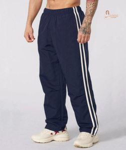 Nouveau pantalon de sport décontracté en coton coupe droite pour homme – Idéal pour la gym, le fitness, le jogging, la course en extérieur, la randonnée – Personnalisable – Tailles plus - Product Image 1