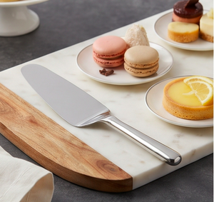 Servidor de Pastel Plateado de Lujo, Elegante Herramienta para Servir Postres, Perfecto para Cortar Pasteles de Boda, Fiestas y Eventos de Catering - Product Image 3