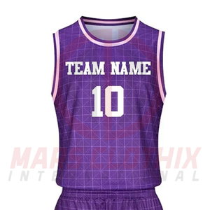 Conjunto de Uniforme de Baloncesto Personalizado para Adultos, Transpirable, de Secado Rápido, Conjunto de Camiseta y Pantalones Cortos de Baloncesto para Equipo - Product Image 4