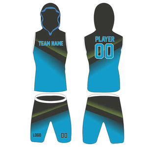 Ensemble de maillots de basket-ball sublimés personnalisés, débardeur à capuche, short, dégradé vert noir, unisexe, adulte, évacuation de l'humidité, tenue d'équipe athlétique - Product Image 5