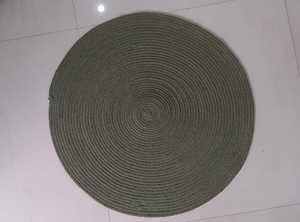 Handcrafted Braided <b>Round</b> Rug Jute Table <b>Mat</b> Woven Floor Pads Soft Eco -Friendly Home Decor - Product Image 4