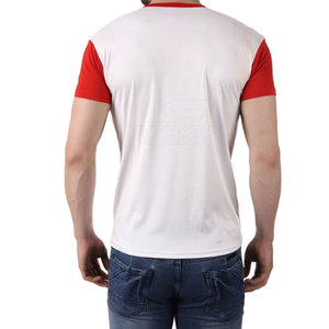 T-shirt décontracté pour homme, couleur unie, coupe classique, imprimé, 100% coton, léger, lavé, idéal pour l'été - Product Image 2