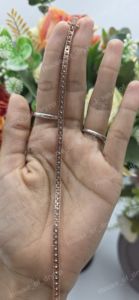 Pulsera de tenis clásica en plata de ley 925 con diamantes de moissanita VVS para uso diario femenino - Product Image 3