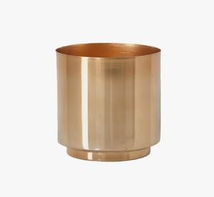 Prix abordable Pots de fleurs vase à fleurs en métal de la meilleure qualité panier rond couleur or pot de plantation pour la décoration de jardin et la maison - Product Image 1