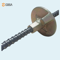 Écrou à oreilles pour coffrage en acier industriel, tige filetée, support technique en ligne pour bâtiments de bureaux, marque Vietnam COSA