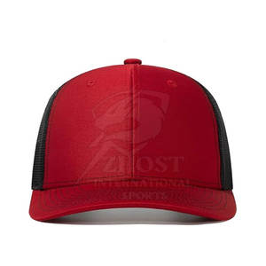 Casquette de camionneur simple et colorée pour jeunes, ajustable avec fermeture snapback et dos en maille, casquette de camionneur protectrice - Product Image 2