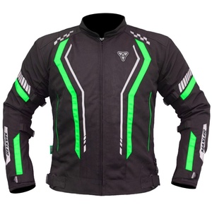 Chaqueta de moto de tela corta ligera con tiras reflectantes Equipo protector de viaje callejero para montar Chaqueta Arrmored - Product Image 2