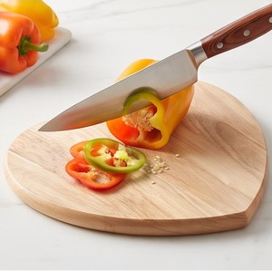 Tabla de Cortar de Madera con Forma de Corazón Minimalista, Tabla de Cortar Duradera de Madera Natural para Preparación de Alimentos - Product Image 2