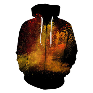 Sweat-shirt à capuche en molleton imprimé en relief personnalisé OEM, 100 % polyester, anti-boulochage, coupe ample, léger, durable, style urbain - Product Image 5