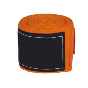 Bandes de boxe élastiques respirantes en coton, durables, à prix bas, avec logo personnalisé, services OEM, nouveau modèle, fabriqué au Pakistan - Product Image 4