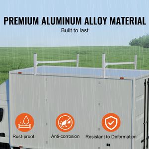 Portapacchi da Tetto per Furgone in Lega di Alluminio, Capacità 400 LBS, Modello Regolabile da 51 Pollici - Product Image 3