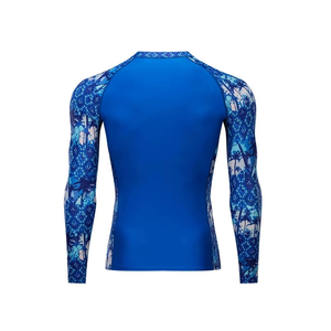 เสื้อรัดกล้ามเนื้อแขนยาวสำหรับผู้ชาย ยี่ห้อ Private Label ผลิตจากผ้าสแปนเด็กซ์/โพลีเอสเตอร์ สำหรับฝึกศิลปะการต่อสู้ MMA และฝึกซ้อม No Gi Grappling - Product Image 2