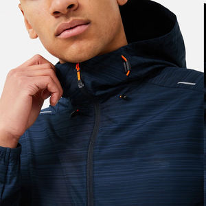 Chaqueta con Cremallera y Parches Reflectantes con Logotipo Personalizado, Pantalones Cortos Deportivos de Nailon, Conjuntos Deportivos Cortos Unisex, Cortavientos para Hombre y Mujer - Product Image 6