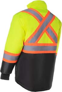 Chaquetas de Seguridad Industriales Profesionales, 100% Poliéster, Impermeables, Resistentes al Viento, Reflectantes, Térmicas, Personalizables, de Alta Visibilidad - Product Image 4