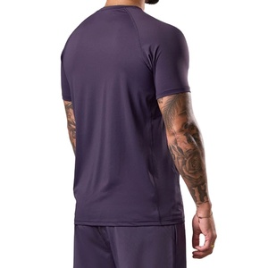 Venta Directa de Fábrica 2026, Ropa Deportiva de Manga Corta, Talla Grande, Ligera, Transpirable, Ecológica, 100% Algodón, para Gimnasio y Entrenamiento - Product Image 4
