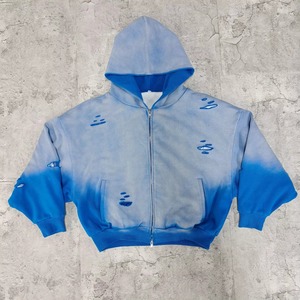 Sudadera con Capucha para Hombre, Diseño de Letras Bordadas en 3D con Efecto de Goteo de Pegamento, Estilo Casual - Product Image 1