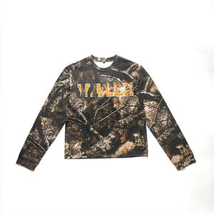 <b>Black</b> Men's Full <b>Sleeve</b> <b>Long</b> <b>Sleeve</b> Heavyweight Pigment-Dyed Sublimation <b>T</b>-<b>Shirt</b> with Anti-Wrinkle Quick Dry Breathable Features - Product Image 1