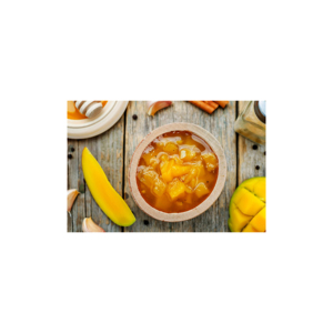 La chutney de mangue est un condiment savoureux à base de mangues mûres, mélangé avec du sucre, du vinaigre et des épices aromatiques comme le gingembre. - Product Image 1