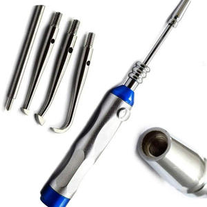 Instrumentos Dentales de Ortodoncia Manuales, Removedor de Coronas Automático con 4 Accesorios, Pistola de Eliminación de Coronas de Acero Inoxidable - Product Image 2