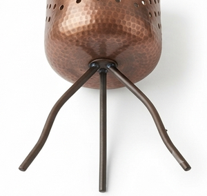 Decorative Metal Planter Pot Wedding Decoration Living Room Copper Plated Planter Flower Pot with Iron <b>Stand</b> - Product Image 2