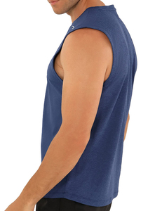 Débardeurs pour hommes en gros, écologiques, 100 % coton, doux, respirants, avec poches, pour le fitness, la course, la plage, et le quotidien - Product Image 2