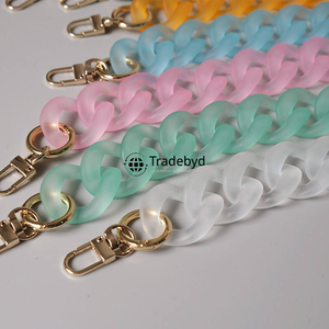 Collar de resina de diseño colorido hecho a mano, joyería de moda, accesorio ligero y duradero para mujeres y niñas Tradebyd - Product Image 2
