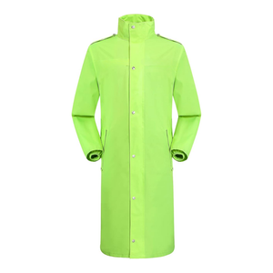 Impermeable Ligero Azul de EVA para Hombre, Largo, con Capucha, Plegable, Resistente al Viento, para Senderismo y Viajes - Product Image 4